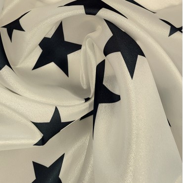 Плотная органза ANGELICA с звездами