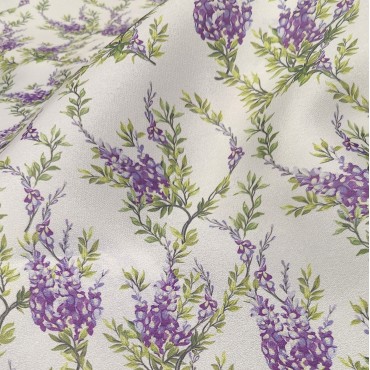 Плотная органза ANGELICA с винтажными цветами