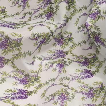 Плотная органза ANGELICA с винтажными цветами