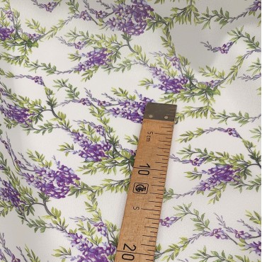 Плотная органза ANGELICA с винтажными цветами