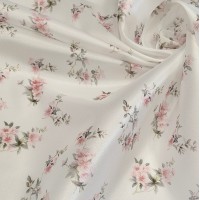 Плотная органза ANGELICA с принтом розочки