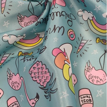 Плотная органза ANGELICA с мультяшными рисунками