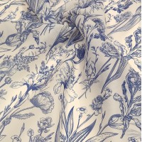 Плотная органза ANGELICA с цветочным принтом