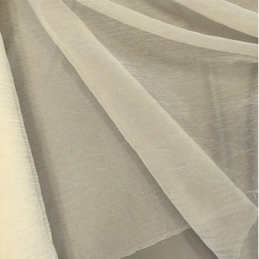 Органза Аполлон креш айвори цвет