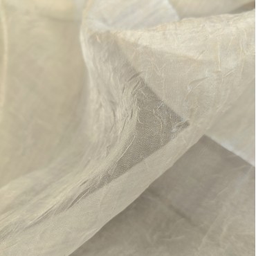 Органза Аполлон креш айвори цвет