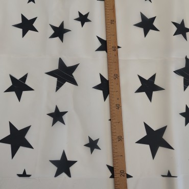 Органза матовая Виола с принтом Звёздочки 230 см