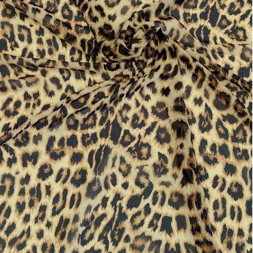 Шифон Romy с леопардовым принтом