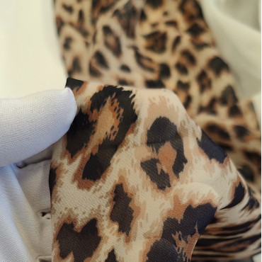 Шифон Romy с леопардовым принтом