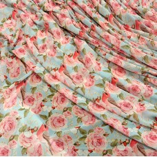 Шифон Romy с английскими розами