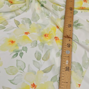 Шифон Romy с желтыми цветами
