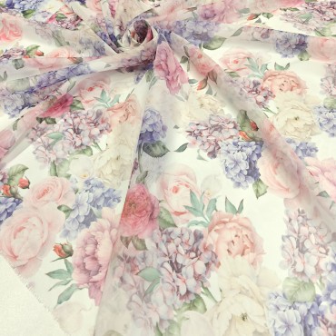 Шифон Romy с красивым цветочным принтом
