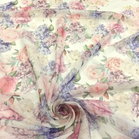 Шифон Romy с красивым цветочным принтом