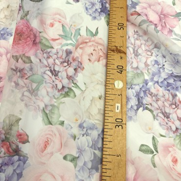 Шифон Romy с красивым цветочным принтом