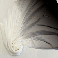 Шифон Romy деграде черное