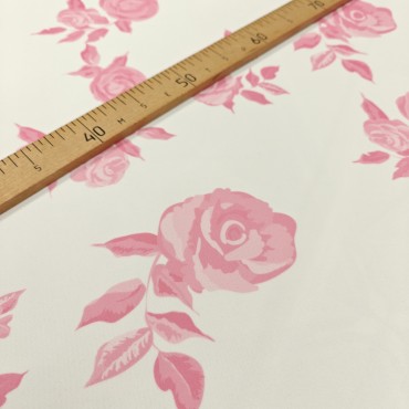 Шифон Romy с красивым принтом из роз