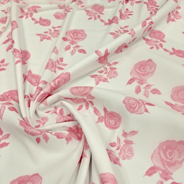 Шифон Romy с красивым принтом из роз