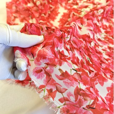 Шифон Romy акварельные цветы орхидеи