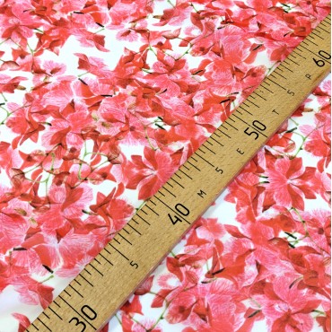 Шифон Romy акварельные цветы орхидеи