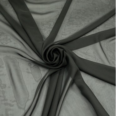 Шифон Бизе цвет черный