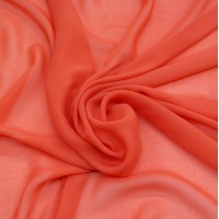 Шифон Бизе красный цвет