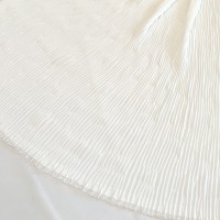 Шифон Romy плиссе молочный цвет