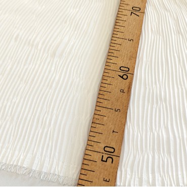 Шифон Romy плиссе молочный цвет