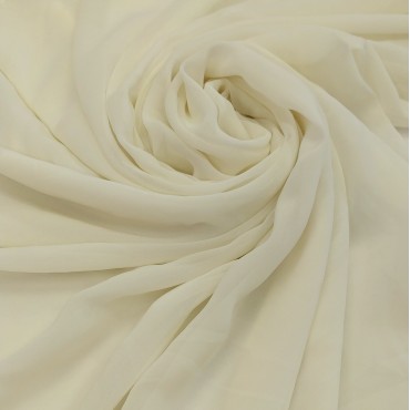 Шифон Бизе айвори цвет