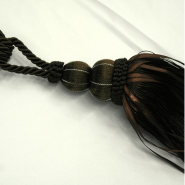 Подхват для штор (кисти) - шоколадный цвет