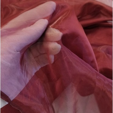 Органза для штор бордовый цвет