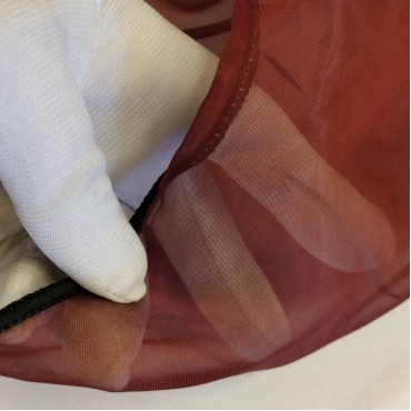 Органза для штор бордовый цвет