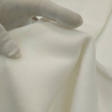 Футер 3-х нитка с начесом молочный цвет