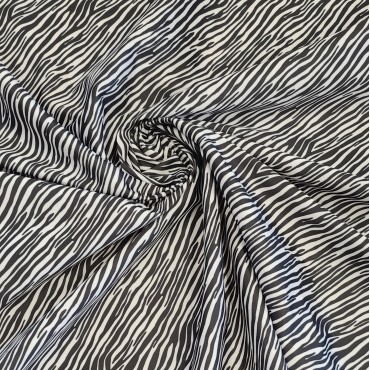 Армани шелк стрейч принт зебра