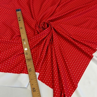 Бифлекс красный в мелкий горошек