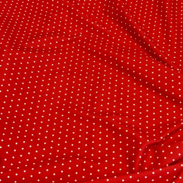 Бифлекс красный в мелкий горошек