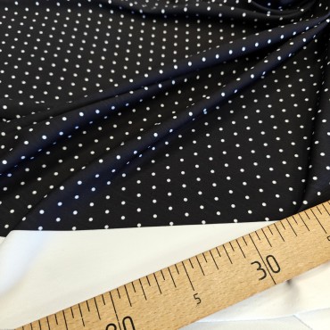 Бифлекс черный в мелкий горошек