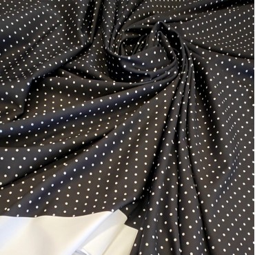 Бифлекс черный в мелкий горошек