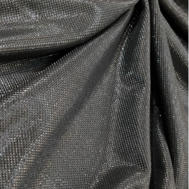 Трикотаж люрекс - черный бриллиант