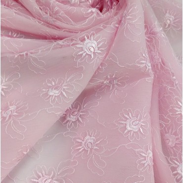 Кружевное полотно розовый цвет