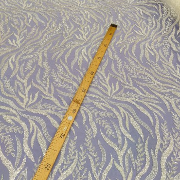 Кружевное полотно расшитое бисером и пайетками