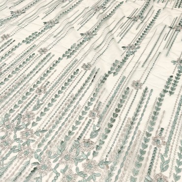 Кружевное полотно оливковый цвет