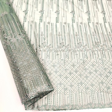 Кружевное полотно оливковый цвет