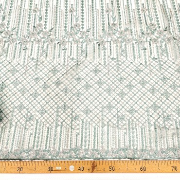 Кружевное полотно оливковый цвет