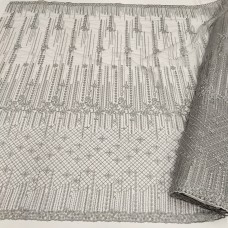 Кружевное полотно серебряный цвет