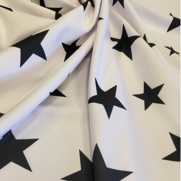 Курточная ткань Дюспо с звездами