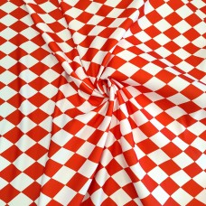 Атлас Дюпон с красно белыми ромбами