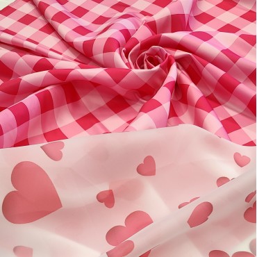 Атлас матовый Абрахам клетка в стиле Барбикор