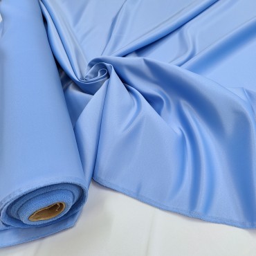 Атлас матовый Абрахам голубой цвет 64B