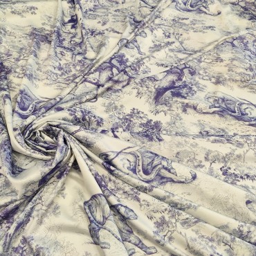 Армани шелк стрейч с принтом в стиле Dior