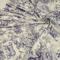 Армани шелк стрейч с принтом в стиле Dior