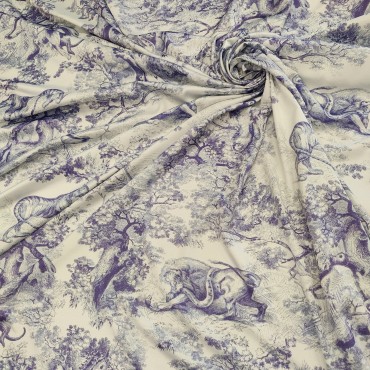 Армани шелк стрейч с принтом в стиле Dior